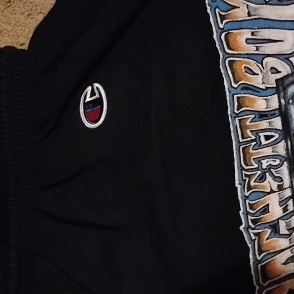 Champion Black Graphic Men's Shorts Spaghetti Boys - Picture 3 of 6